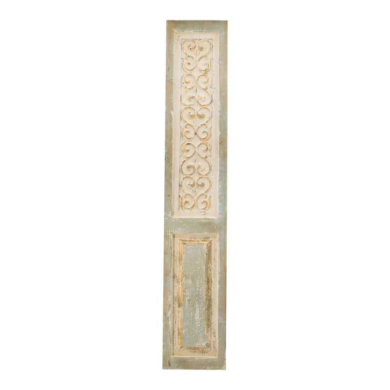 Grand panneau suspendu en bois rectangulaire, sculpture murale décorative, art mural sculpté