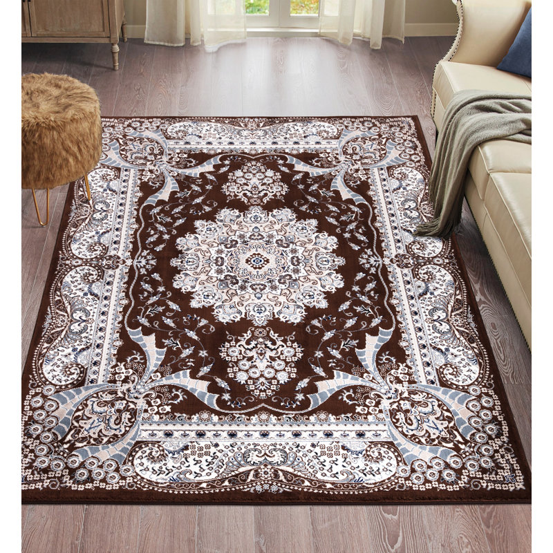 Floral Area Rug, Rectangle 200 x 290cm