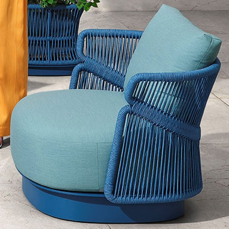 Aio Outdoor 6 - Piece Conversation Set, Blue, Teal