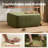 Nathasa 37" Corduroy Compression Ottoman-617993176
