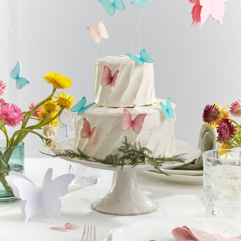 Lenox French Perle Cake Stand, White