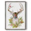 «Holiday Deer Collection B», reproduction encadrée - bois massif-525575599