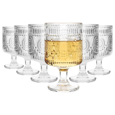 Argon Tableware Amore Ribbed Wine Glasses