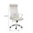High Back Ergonomic Office Chair Light Gray Mesh Swivel Rolling Desk Task Chair Adjustable Modern