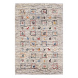 Fine Hand knotted persian Gabbeh 2'X 3'1"