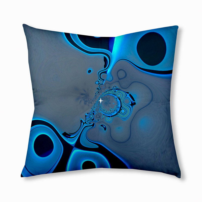 Coussin de sol touffeté 8_Bohemian & Eclectic Alien Kiss, 30 po x 30 po