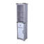 Armoire étroite, armoire de rangement de salle de bain, armoire de rangement de style campagnard avec tablettes réglables