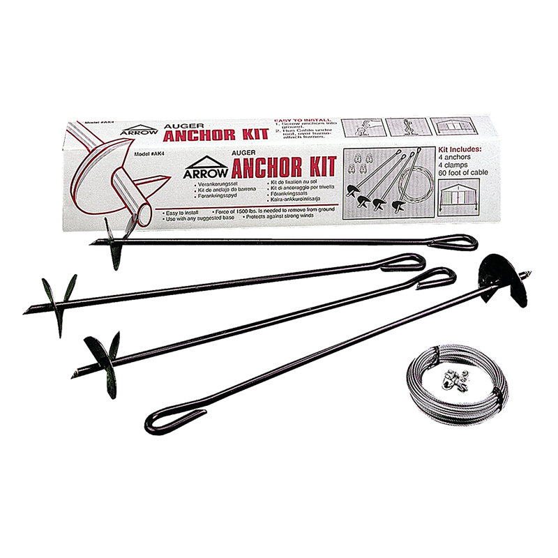 Arrow Rust Resistant Steel Anchor Kit