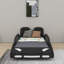 Twin Race Car-Shaped Platform Bed With Wheels-1000607793