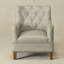 Fauteuil rembourré en cuir véritable 29,5 po de largeur-494861728