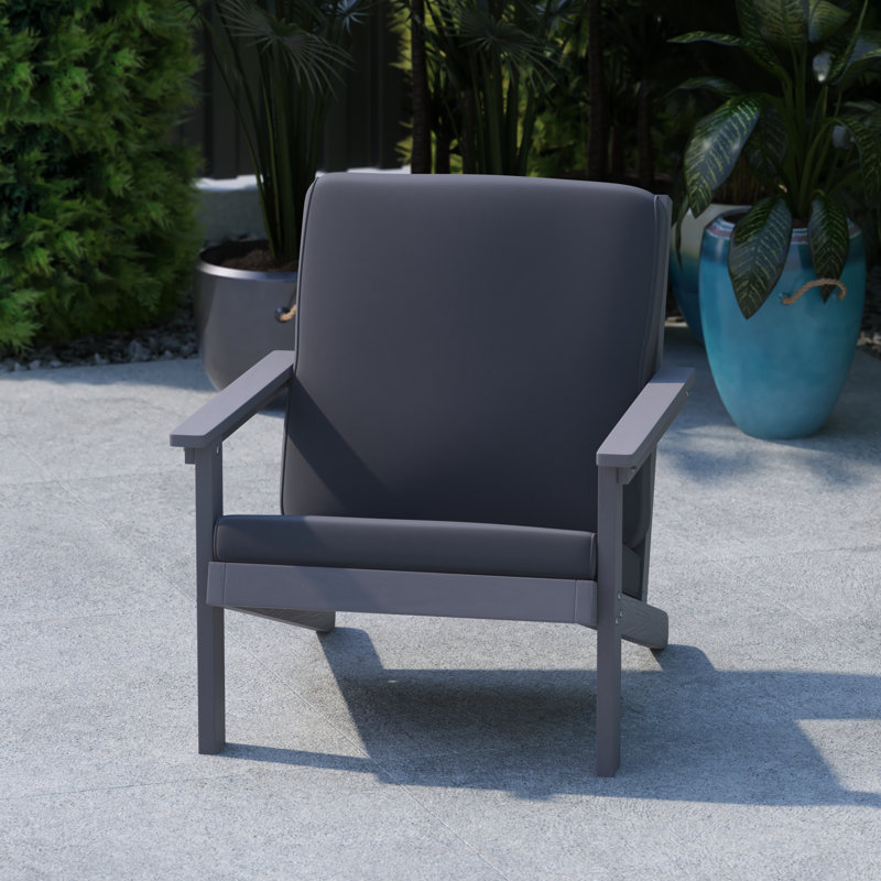 McEwensville Outdoor Lounge Chair, Gray, Gray