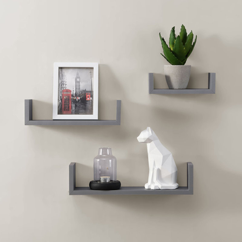 Caulen 3 Piece Floating Shelf