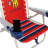 Life Is Good 4-Position Backpack Pillow And Cup Holder Beach Chair, Faded Red