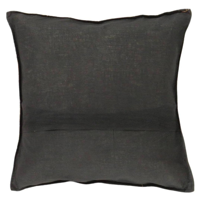 Taie d'oreiller carrée en soie rétro 16 "Sari, Rouge