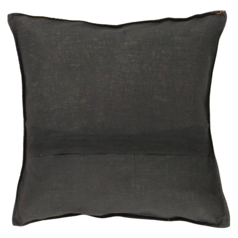 Taie d'oreiller carrée en soie rétro 16 "Sari, Pink Damask