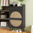 Rattan, Allen 2 Door 1 Drawer Cabinet, Shoe Rack, Double Layer, Suitable For Entrance-1718250144