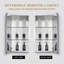 Medicine Cabinet With Mirror Aluminum Bathroom Adjustable Shelf Wall Mounted Or Successed