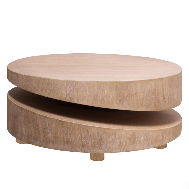 Round Wood Coffee Table
