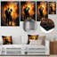 Jaune et noir Harlem Renaissance Jazz Couple - art mural Harlem Renaissance en métal-357363258