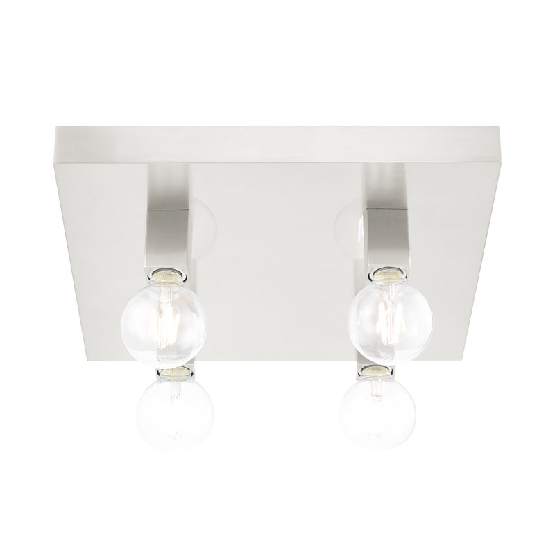 Plafonnier encastré 16 po 4 lumières Sol