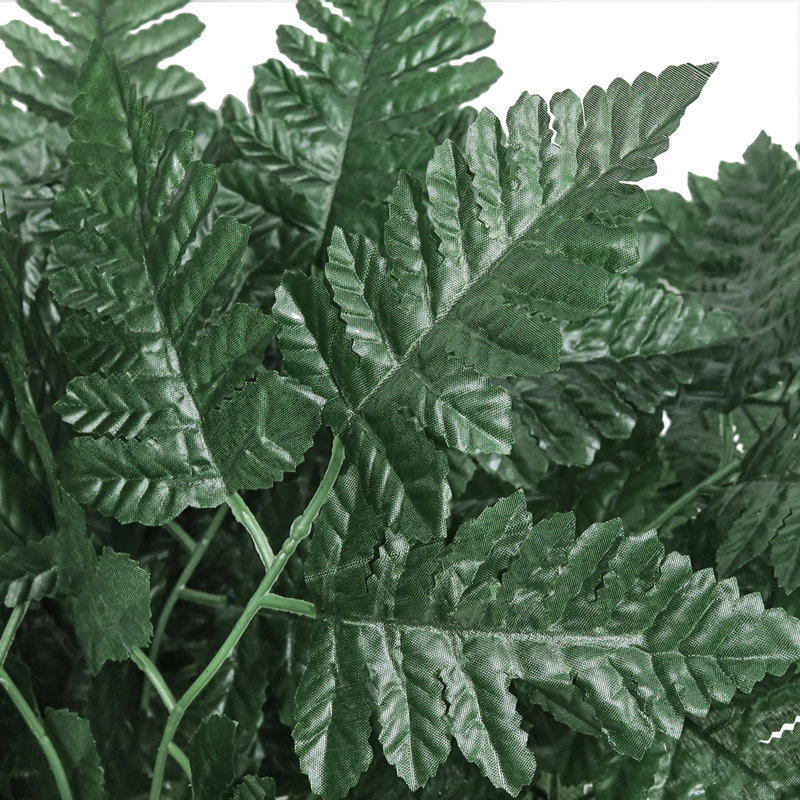 Artificial Leather Fern Leaf Stem