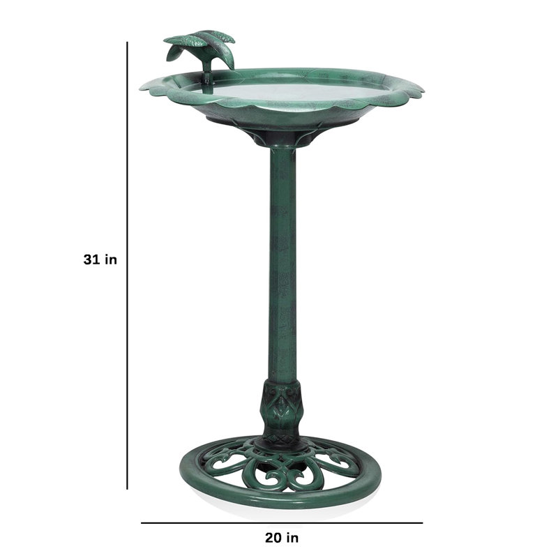 Mayle Resin Birdbath