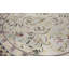 Hand-Knotted High-Quality Green and Ivory Round Area Rug