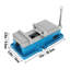 Non Swivel Milling Lockdown Vise 4 Inch Precision Bench Clamp 100mm Width Drill Press Clamp 4 Inch Jaw Opening  for Finishing Milling Machines Drilling Machines Precision Parts