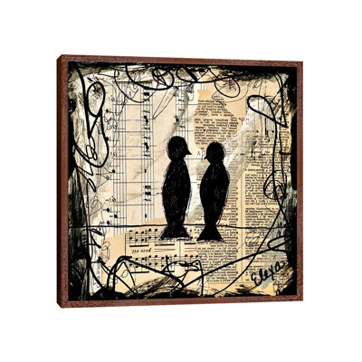 Two Songbirds by Elexa Bancroft - Print on Canvas