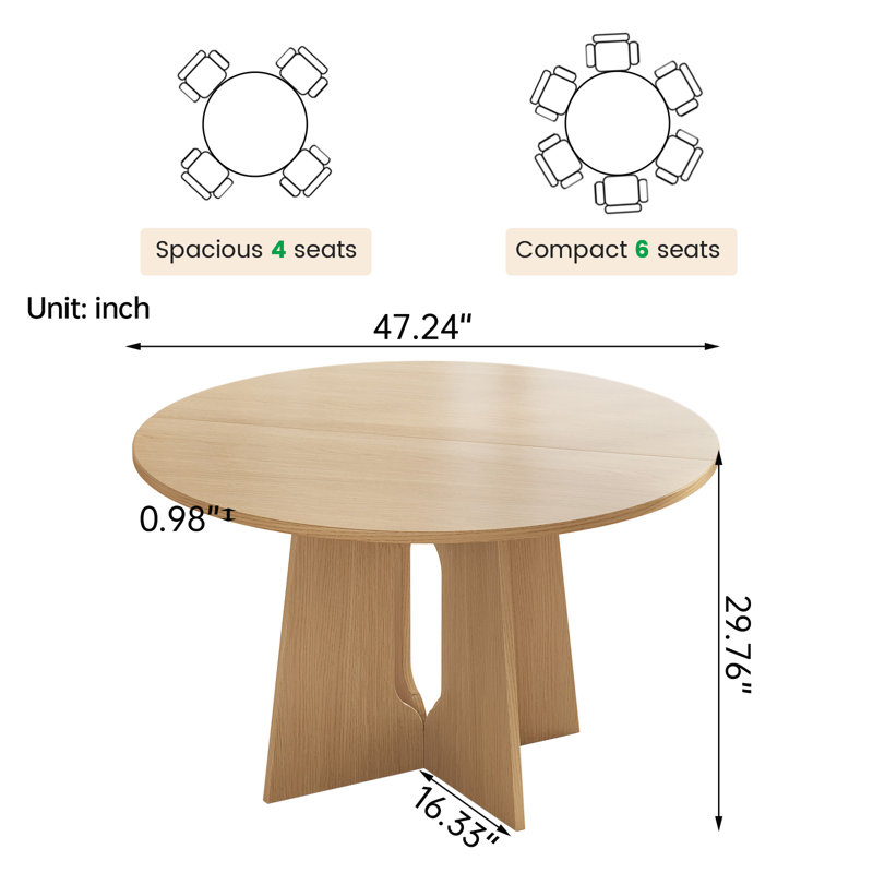 47" Round Dining Table