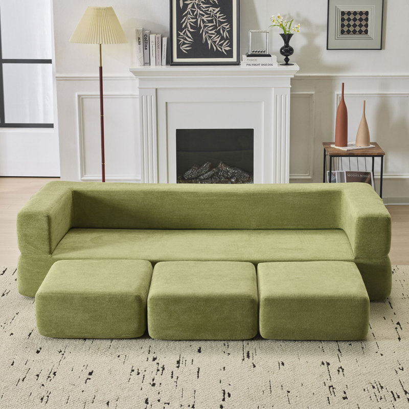 Multifunctional Sofas, Foam 79 Inch Modern Compact Sofa Bed For Home