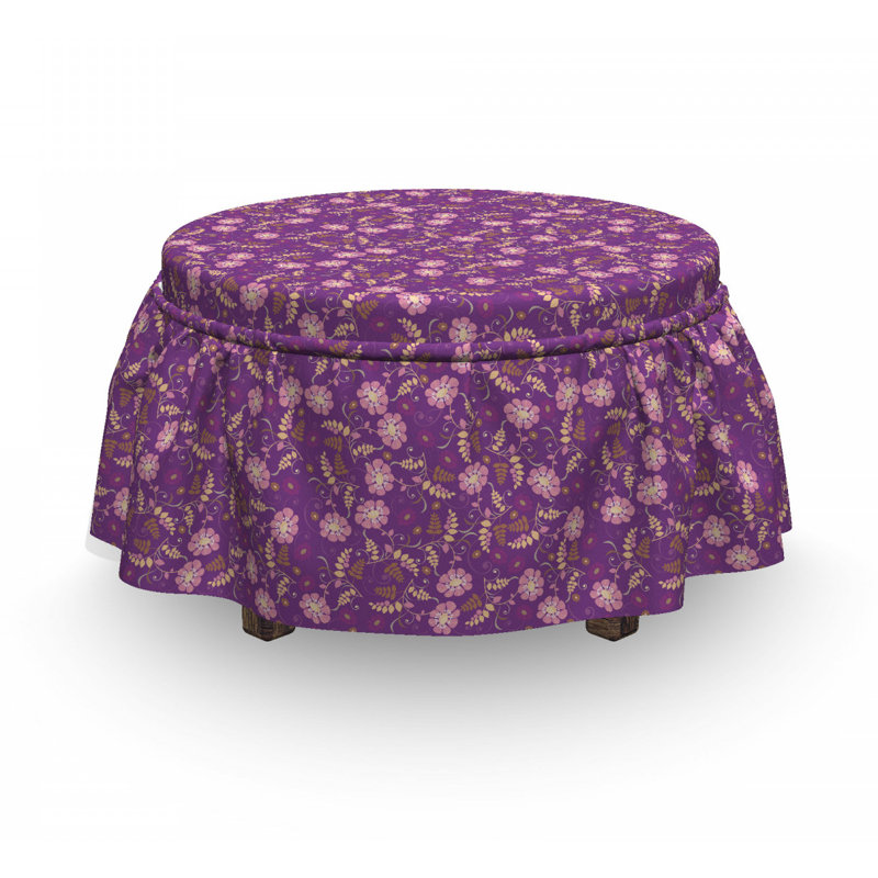Housse pour repose-pieds de la nature romantique