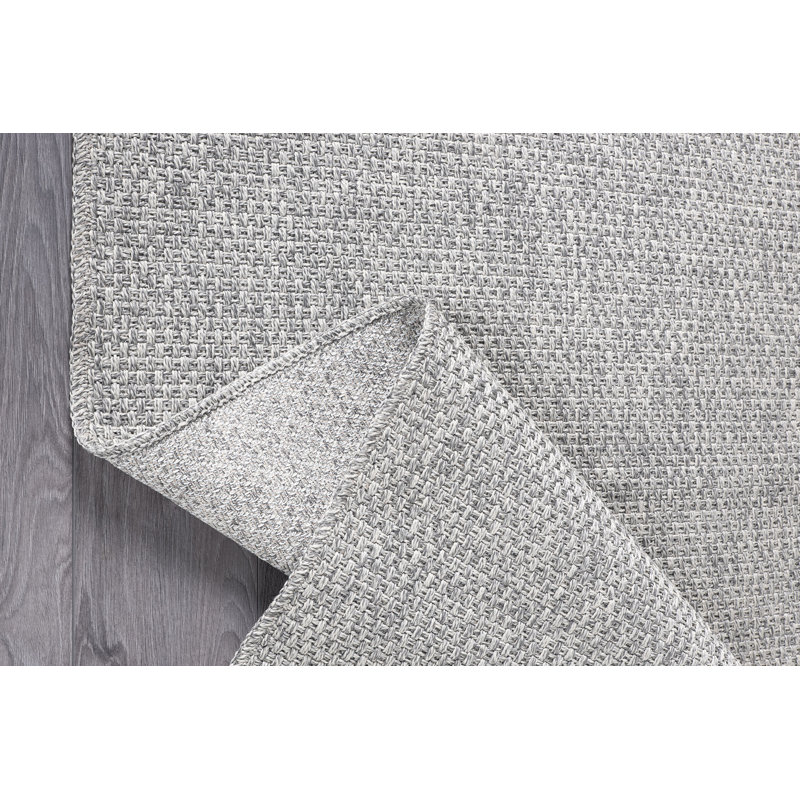 Kinsella Easy Jute Natural Indoor Outdoor Area Rug,  Rectangle 6' x 9'