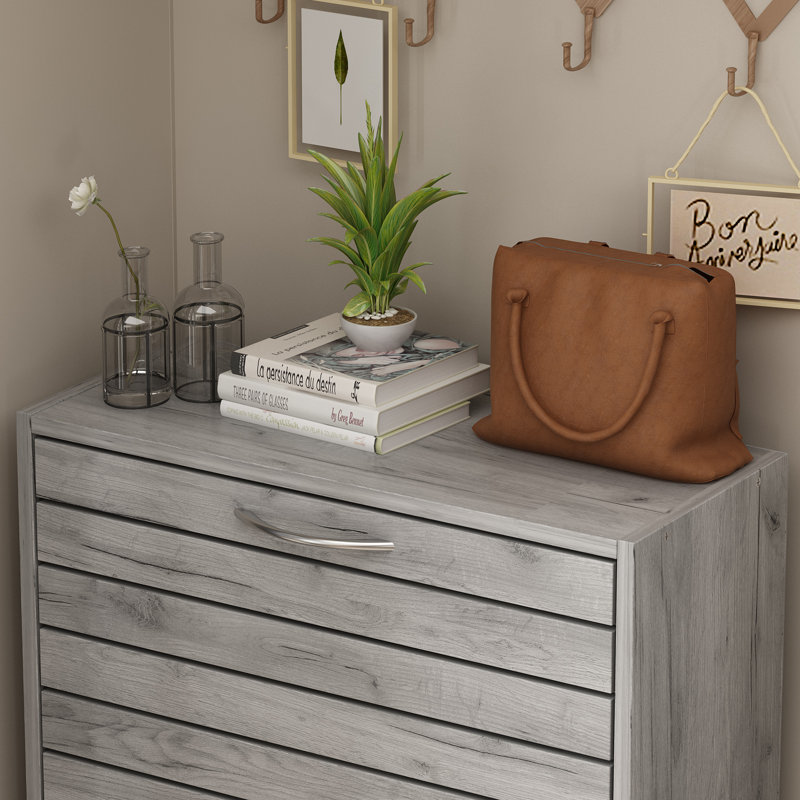 12 Pair Yellow Shoe Storage Cabinet by Millwood Pines