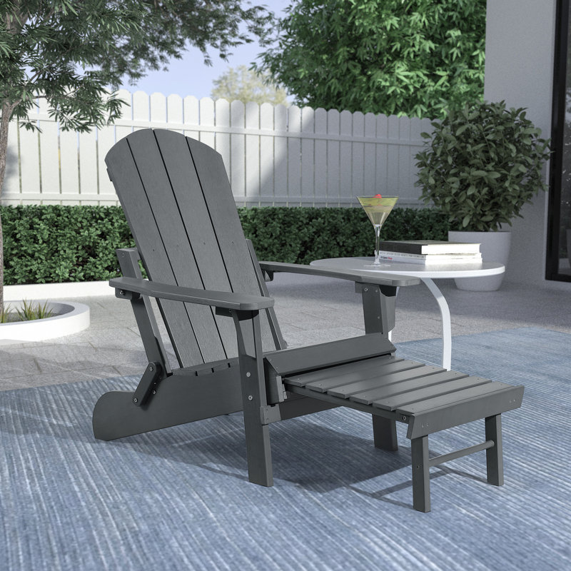 Chaise Adirondack, Gris