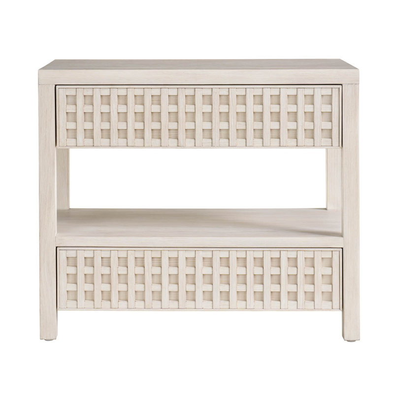 Dwell 2 - Drawer Nightstand, Ivory
