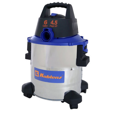 Koblenz® WD-6 L212 SS 6-Gal. Portable Wet/Dry Vacuum With Blower