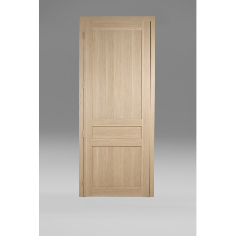 Porte intérieure pré-montée Urban Classic en chêne blanc préfini de finition italienne, 32 po x 96 po, Oui