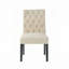 Chaise rembourrée touffetée-2038735352