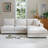 Scarlet Lounger , Thick Corduroy,  L-shaped Sofa Left or Right Hand-1082261038-1082261025