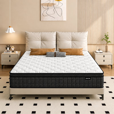 12'' Medium Firm Hybrid Mattress – Pocket Springs, Motion Isolation & CertiPUR-US