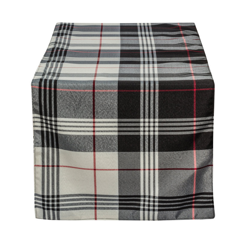 Zayas Plaid Table Runner, 59" L x 19.5" W