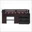 Lit mezzanine simple avec armoire de rangement et tablettes-148623182