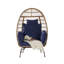Fauteuil à œufs avec coussin d'extérieur lavable et coussin-781474222