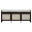 Banc de rangement avec plateau relevable, 3 tiroirs et coussin de siège-133277680