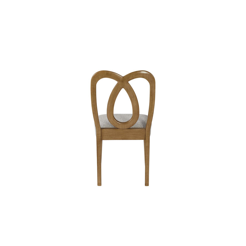 Chaise à dossier sculpté (ensemble de 2)