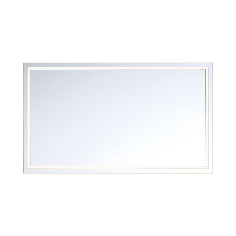 Eris Opal White 24x32 Rectangular LED Wall Mirror