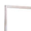 Miroir de commode Reham, bois massif brun délavé blanc, placage de chêne, 38 x 42