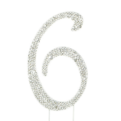 Surmatelas à gâteau rhinestone 6 po