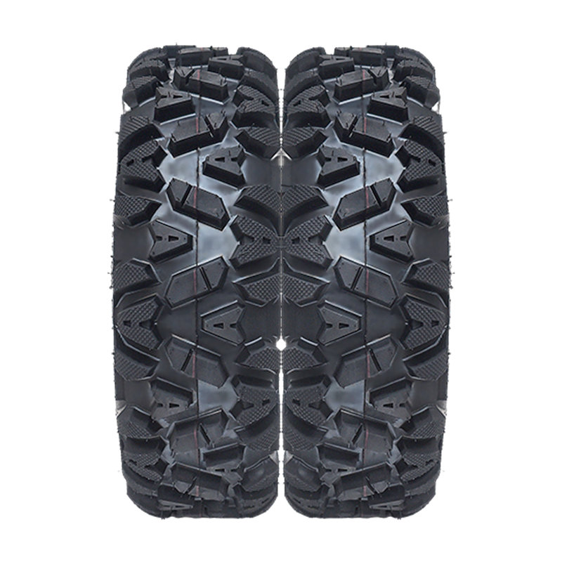 Ensemble de 2 pneus tout-terrain / tout-terrain tout-terrain, 6 pneus extérieurs tubeless tout-terrain Mars, traction et contrôle | Grip optimal pour une meilleure maniabilité tout-terrain | Résistant à la perforation et à l'abrasion